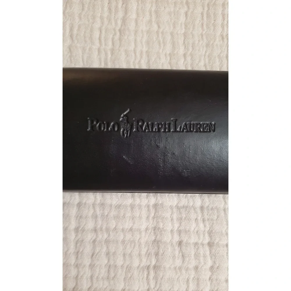 Vintage Polo Ralph Lauren Black Hard Clam Shell Sun/Eyeglass Case